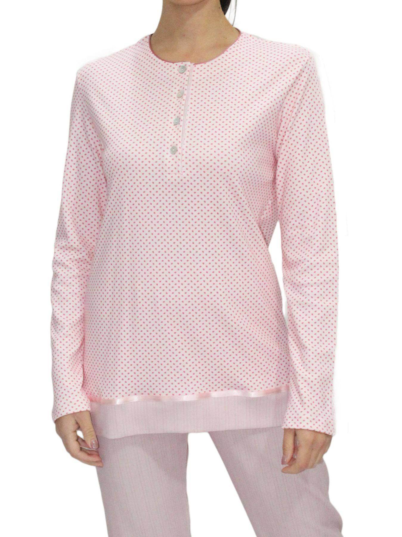 Pigiama Serafino Donna I2313 Fida - evabiancheria